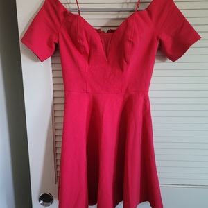 Guess Red Flirty Dress